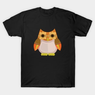 Harvest Owl - Orange T-Shirt